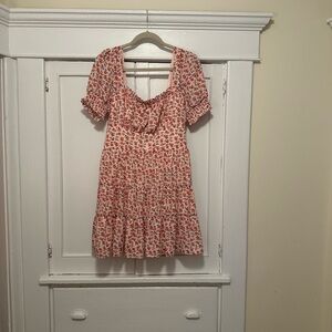 Trixxi Pink Floral Kids Dress